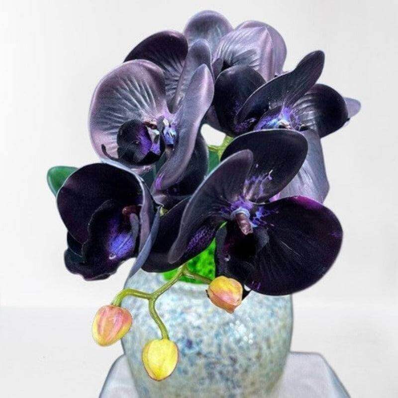 1-Stem Latex Real-Touch Artificial Butterfly Orchid