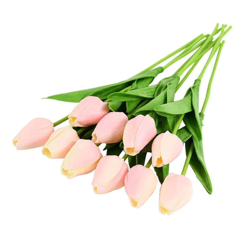 10PC Lot Artificial Flowers Real Touch PU Tulip