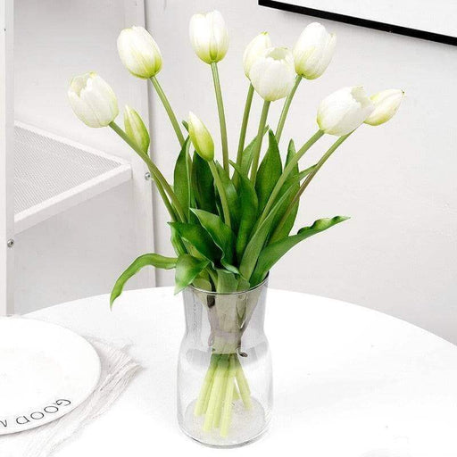 5-pc Lot Artificial Real-Touch Tulips