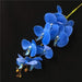 9-Head Latex Phalaenopsis Orchid Stem Artificial Orchid AliExpress