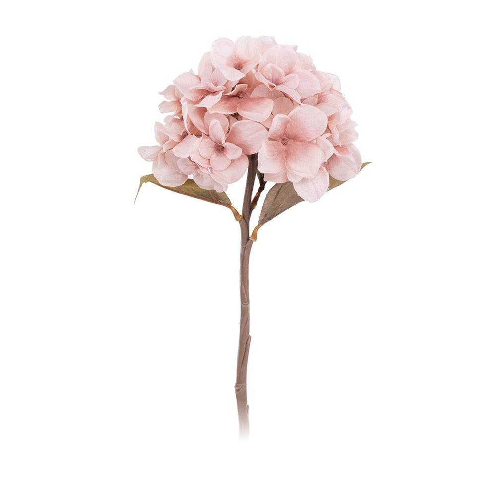 Artificial Flowers Silk Hydrangea Stem