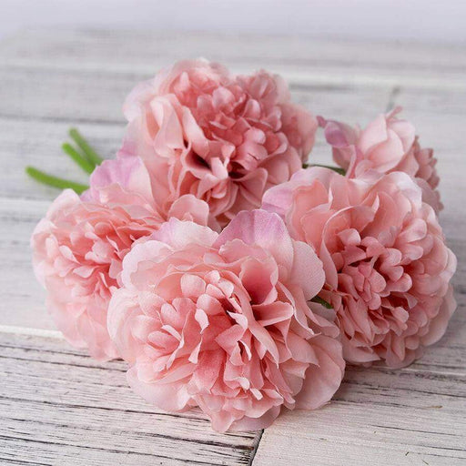 Artificial Silk Peony Floral Bouquet Silk Peony Bouquet Kahaul