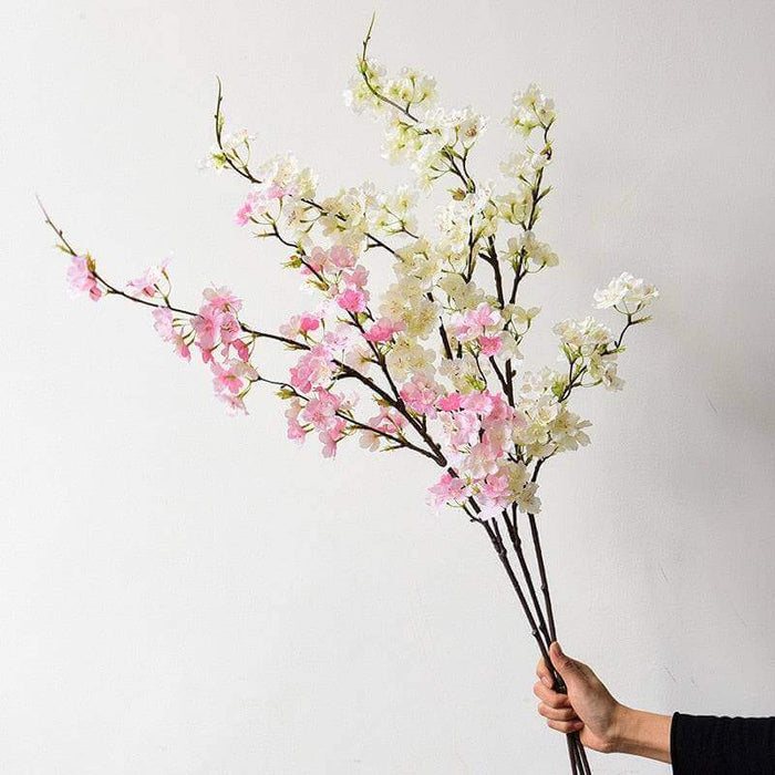 Cherry Blossom Long Stem Artificial Flowers Silk Cherry Blossom AliExpress