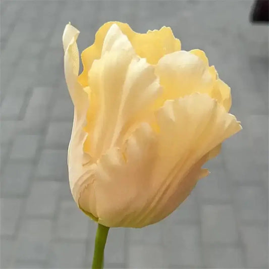 Large Tulips Silk Artificial Blooms Yellow