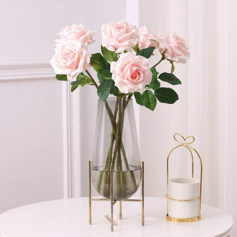Real-Touch Latex Rose Artificial Flower Stem