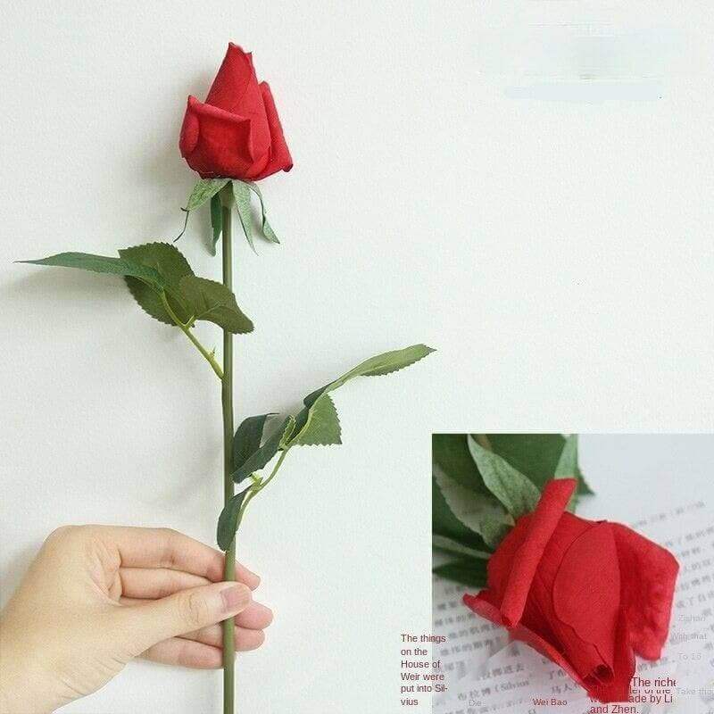 Real-Touch Simulation Latex Rose Buds