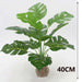 Artificial Turtle Back Leaves Plant 12 Heads in a 40CM size with realistic green leaves for home decor.